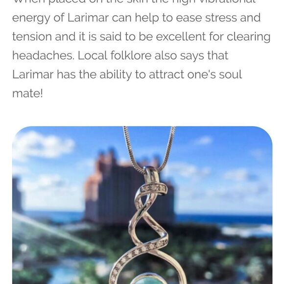 Sterling Silver Larimar Shell Bracelet - Picture 14 of 14